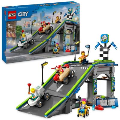 Lego CITY 60460 KLOCKI Bez granic Tor z rampami dla wyścigówek zestaw +eKAT Lego CITY 60460 KLOCKI Bez granic Tor z rampami dla wyścigówek zestaw +eKAT
