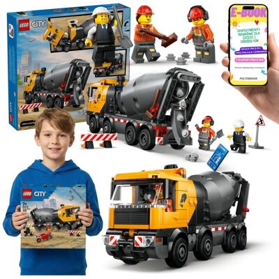 CITY 60478 Betoniarka LEGO Ciężarówka Budowlana Prezent + E-BOOK CITY 60478 Betoniarka LEGO Ciężarówka Budowlana Prezent + E-BOOK
