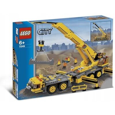 Lego City 7249 dźwig żuraw budowa Lego City 7249 dźwig żuraw budowa