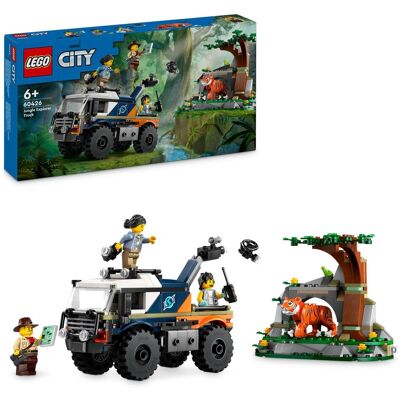 City - Auto Samochód Terenówka badacza dżungli Tygrys ZESTAW LEGO PREZENT DLA CHŁOPCA DZIECI City - Auto Samochód Terenówka badacza dżungli Tygrys ZESTAW LEGO PREZENT DLA CHŁOPCA DZIECI