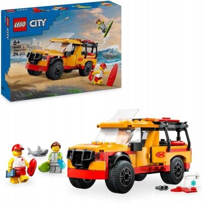 City - Auto Terenówka Furgonetka ratowników plażowych ZESTAW LEGO PREZENT DLA CHŁOPCA DZIECI City - Auto Terenówka Furgonetka ratowników plażowych ZESTAW LEGO PREZENT DLA CHŁOPCA DZIECI