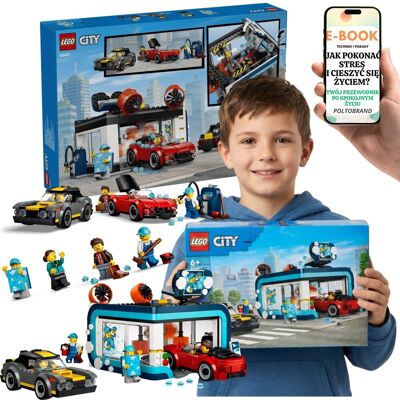 Lego CITY Automatyczna Myjnia Samochodowa 60497 Samochody + E-BOOK-1 Lego CITY Automatyczna Myjnia Samochodowa 60497 Samochody + E-BOOK-1