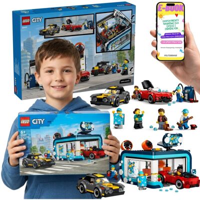 Lego City Automatyczna Myjnia Samochodowa Auta (60497) + E-BOOK Lego City Automatyczna Myjnia Samochodowa Auta (60497) + E-BOOK