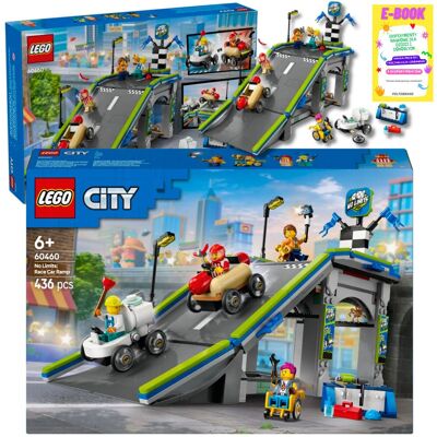 City Bez granic: tor z rampami dla wyścigówek 60460 KLOCKI LEGO PREZENT + EBOOK City Bez granic: tor z rampami dla wyścigówek 60460 KLOCKI LEGO PREZENT + EBOOK