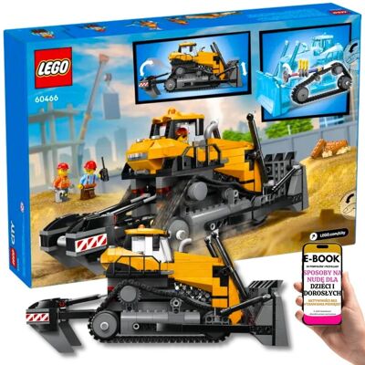 Lego City BULDOŻER ŻÓŁTY (60466) – MAGICZNY PREZENT NA MIKOŁAJKI 682 elementy, prawdziwe funkcje i mnóstwo radości z budowania + EBOOK-3 Lego City BULDOŻER ŻÓŁTY (60466) – MAGICZNY PREZENT NA MIKOŁAJKI 682 elementy, prawdziwe funkcje i mnóstwo radości z budowania + EBOOK-3