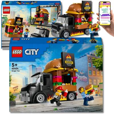 Lego CITY CIĘŻARÓWKA Z BURGERAMI - 60404 KLOCKI PREZENT + EBOOK Lego CITY CIĘŻARÓWKA Z BURGERAMI - 60404 KLOCKI PREZENT + EBOOK