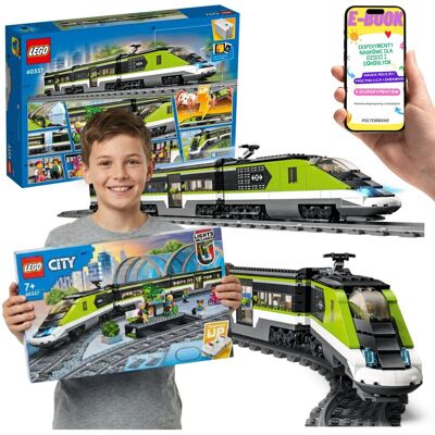 Lego CITY Ekspresowy Pociąg Pasażerski 60337 Pociąg Na Pilota + E-BOOK Lego CITY Ekspresowy Pociąg Pasażerski 60337 Pociąg Na Pilota + E-BOOK