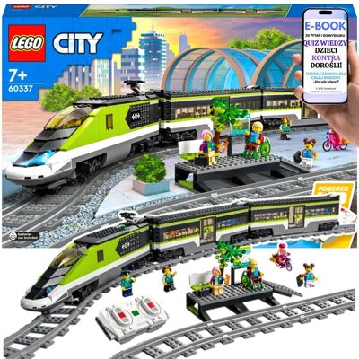 City Ekspresowy pociąg z aplikacją Powered Up, peronem, wagonami i kompletem torów kolejowych (60337) Lego Dla Chłopca Na Urodziny Święta + EBO.. City Ekspresowy pociąg z aplikacją Powered Up, peronem, wagonami i kompletem torów kolejowych (60337) Lego Dla Chłopca Na Urodziny Święta + EBO..