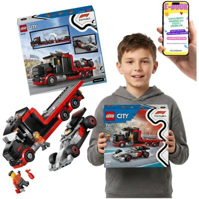 CITY F1 Ciężarówka z Bolidem Audi F1 60493 LEGO Auto Wyścigowe Prezent Dla Chłopca + E-BOOK CITY F1 Ciężarówka z Bolidem Audi F1 60493 LEGO Auto Wyścigowe Prezent Dla Chłopca + E-BOOK