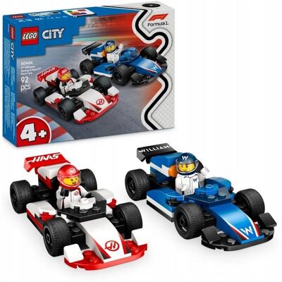 City - Formuła 1 auta bolidy Williams i Haas F1 ZESTAW LEGO PREZENT DLA CHŁOPCA DZIECI City - Formuła 1 auta bolidy Williams i Haas F1 ZESTAW LEGO PREZENT DLA CHŁOPCA DZIECI