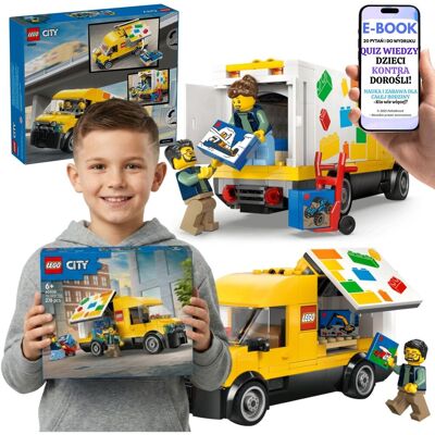 CITY FURGONETKA 60500 Auto Dostawcze LEGO Dla Dzieci + E-BOOK-2 CITY FURGONETKA 60500 Auto Dostawcze LEGO Dla Dzieci + E-BOOK-2