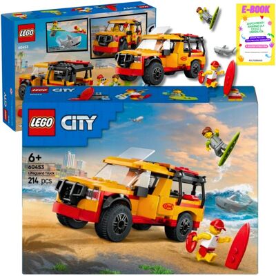 Lego CITY Furgonetka ratowników plażowych 60453 KLOCKI PREZENT + EBOOK Lego CITY Furgonetka ratowników plażowych 60453 KLOCKI PREZENT + EBOOK