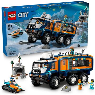 Lego City, klocki, Ciężarówka z laboratorium arktycznej odkrywczyni, 60471 Lego City, klocki, Ciężarówka z laboratorium arktycznej odkrywczyni, 60471