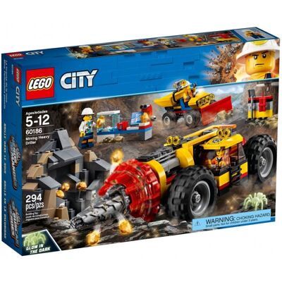 LEGO Ciężka koparka wiertnicza - 60186 - Zabawka konstrukcyjna LEGO Ciężka koparka wiertnicza - 60186 - Zabawka konstrukcyjna