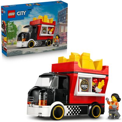 Lego City, klocki, Food truck z frytkami, 60488 Lego City, klocki, Food truck z frytkami, 60488