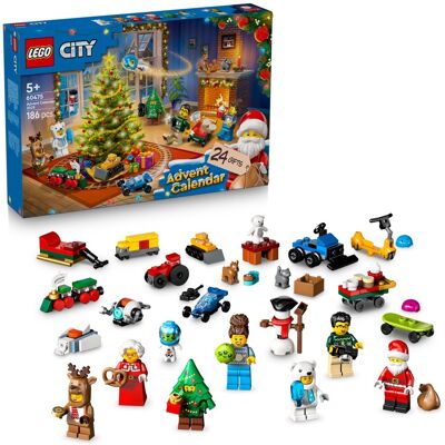 Lego City, klocki, Kalendarz adwentowy na 2025 rok, 60475 Lego City, klocki, Kalendarz adwentowy na 2025 rok, 60475