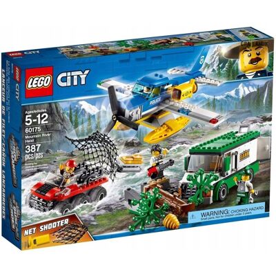 Lego City, klocki Napad nad górską rzeką, 60175 Lego City, klocki Napad nad górską rzeką, 60175