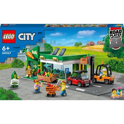 Zestaw LEGO City Sklep spożywczy z pojazdem - Zabawka supermarket Zestaw LEGO City Sklep spożywczy z pojazdem - Zabawka supermarket