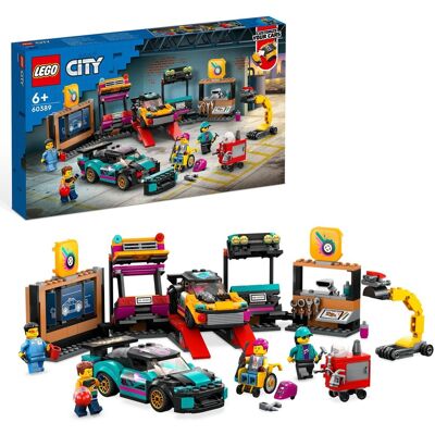 Lego City, klocki, Warsztat tuningowania samochodów, 60389 Lego City, klocki, Warsztat tuningowania samochodów, 60389