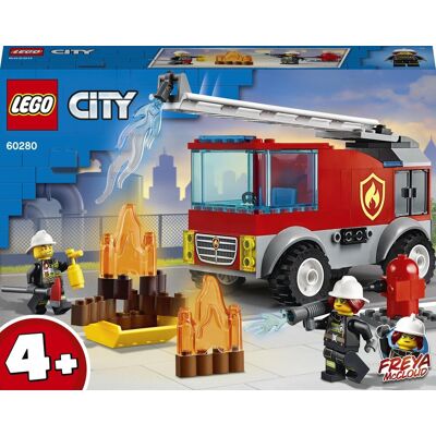 LEGO City Samochód Strażacki z Drabiną - Zabawka dla 4+ lat LEGO City Samochód Strażacki z Drabiną - Zabawka dla 4+ lat