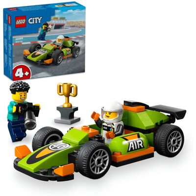 Lego City, klocki, Zielony samochód wyścigowy, 60399 Lego City, klocki, Zielony samochód wyścigowy, 60399