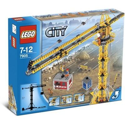 Lego City, klocki, Żuraw Budowlany, 7905 Lego City, klocki, Żuraw Budowlany, 7905