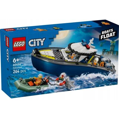 CITY - Policja Łódź Pościg na łodzi policyjnej ZESTAW LEGO PREZENT DLA CHŁOPCA DZIEWCZYNKI DZIECI CITY - Policja Łódź Pościg na łodzi policyjnej ZESTAW LEGO PREZENT DLA CHŁOPCA DZIEWCZYNKI DZIECI