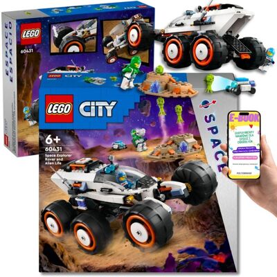 Lego CITY PREZENT DLA DZIECKA 60431 – Kosmiczny Łazik + Badanie Życia w Kosmosie KLOCKI PREZENT + EBOOK Lego CITY PREZENT DLA DZIECKA 60431 – Kosmiczny Łazik + Badanie Życia w Kosmosie KLOCKI PREZENT + EBOOK