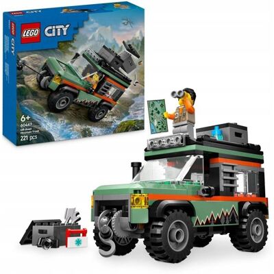 City - Samochód terenowy Górska terenówka 4 na 4 ZESTAW LEGO PREZENT DLA CHŁOPCA DZIECI City - Samochód terenowy Górska terenówka 4 na 4 ZESTAW LEGO PREZENT DLA CHŁOPCA DZIECI