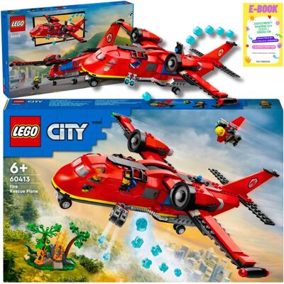 Lego City - Strażacki Samolot Ratunkowy 60413 Klocki Prezent + Ebook Lego City - Strażacki Samolot Ratunkowy 60413 Klocki Prezent + Ebook