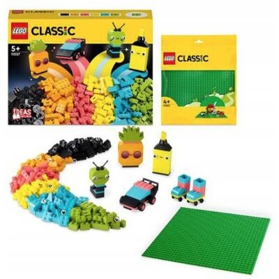 Lego Classic 66745 2w1 Bundle Pack Płytka Prezent Zestaw Kreatywny Lego Classic 66745 2w1 Bundle Pack Płytka Prezent Zestaw Kreatywny