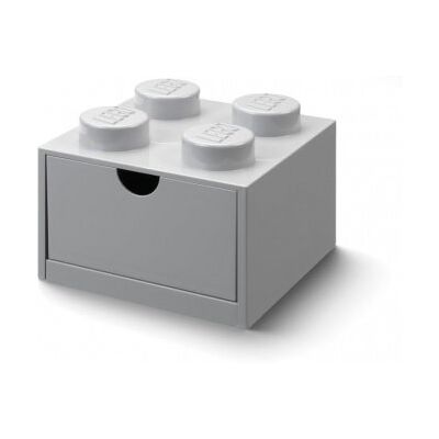Lego Classic, klocki, Szufladka Na Biurko Klocek, Brick 4, Szary, 40201740 Lego Classic, klocki, Szufladka Na Biurko Klocek, Brick 4, Szary, 40201740