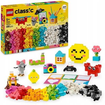 Classic - Kreatywny zestaw skrzynka szczęścia swobodne budowanie zwierzątka ZESTAW LEGO PREZENT DLA CHŁOPCA DZIEWCZYNKI DZIECI Classic - Kreatywny zestaw skrzynka szczęścia swobodne budowanie zwierzątka ZESTAW LEGO PREZENT DLA CHŁOPCA DZIEWCZYNKI DZIECI