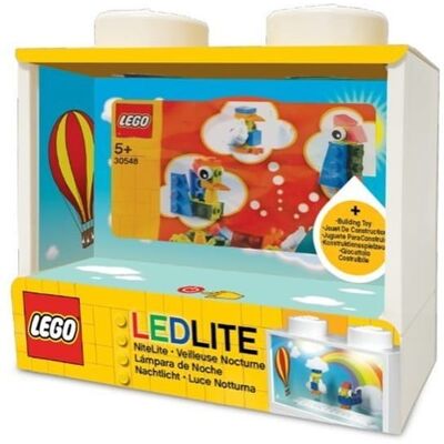Lego Classic NI25 Podświetlana gablotka z ptaszkiem z klocków Lego Classic NI25 Podświetlana gablotka z ptaszkiem z klocków
