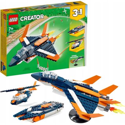 Lego Creator 3 w 1 31126 Odrzutowiec naddźwiękowy KLOCKI ZESTAW +eKATALOG Lego Creator 3 w 1 31126 Odrzutowiec naddźwiękowy KLOCKI ZESTAW +eKATALOG