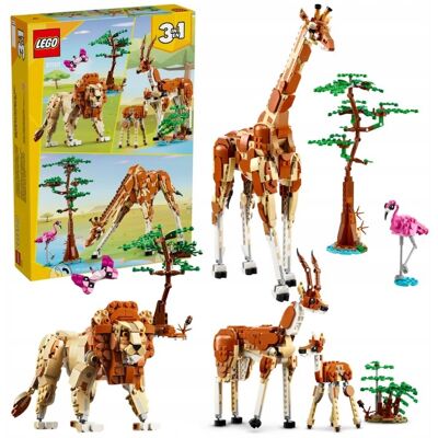 Lego Creator 3 w 1 31150 Zwierzęta safari KLOCKI ZESTAW +eKATALOG Lego Creator 3 w 1 31150 Zwierzęta safari KLOCKI ZESTAW +eKATALOG