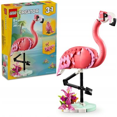 Lego Creator 3 w 1 31170 Dzikie zwierzęta: różowy flaming klocki +eKATALOG Lego Creator 3 w 1 31170 Dzikie zwierzęta: różowy flaming klocki +eKATALOG
