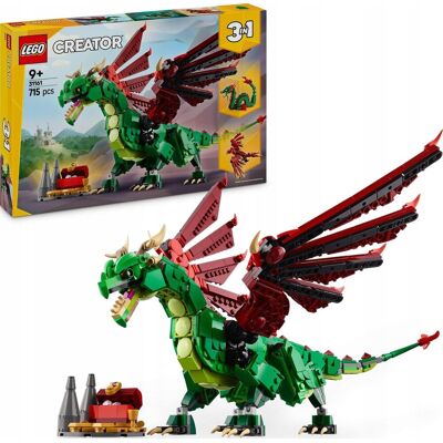 Lego Creator 3 w 1 - Średniowieczny Smok Wąż Feniks Lego Creator 3 w 1 - Średniowieczny Smok Wąż Feniks
