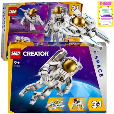 Lego creator 3w1 astronauta odrzutowiec kosmiczny pies klocki prezent (31152) + ebook Lego creator 3w1 astronauta odrzutowiec kosmiczny pies klocki prezent (31152) + ebook