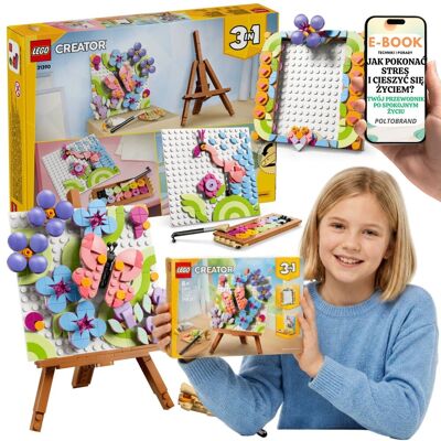 Lego Creator 3w1 Obraz z Kwiatami Ramka Flaming 31390 + E-BOOK-1 Lego Creator 3w1 Obraz z Kwiatami Ramka Flaming 31390 + E-BOOK-1
