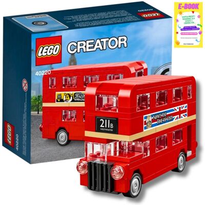 Lego CREATOR Autobus piętrowy LONDON BUS KLOCKI PREZENT 40220 + EBOOK Lego CREATOR Autobus piętrowy LONDON BUS KLOCKI PREZENT 40220 + EBOOK
