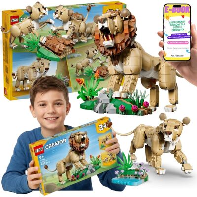 Lego Creator Dzikie Zwierzęta Dumny Lew 3w1 (31386) + E-BOOK Lego Creator Dzikie Zwierzęta Dumny Lew 3w1 (31386) + E-BOOK