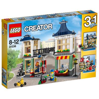 Lego Creator, klocki Sklep z zabawkami i owocami, 31036 Lego Creator, klocki Sklep z zabawkami i owocami, 31036