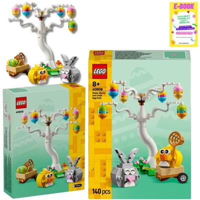 Lego CREATOR Poszukiwanie pisanek z zajączkiem i kurczaczkiem (40808) KLOCKI PREZENT + EBOOK Lego CREATOR Poszukiwanie pisanek z zajączkiem i kurczaczkiem (40808) KLOCKI PREZENT + EBOOK