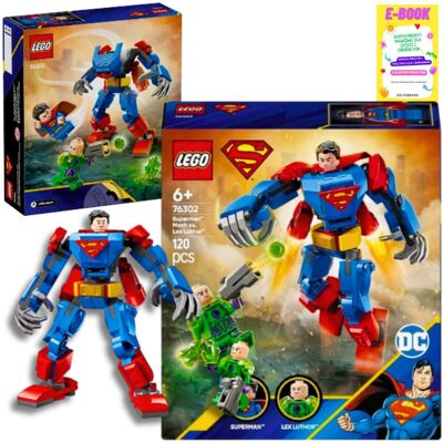 Lego DC COMICS SUPER HEROES Mech Supermana kontra Lex Luthor 76302 KLOCKI PREZENT + EBOOK Lego DC COMICS SUPER HEROES Mech Supermana kontra Lex Luthor 76302 KLOCKI PREZENT + EBOOK