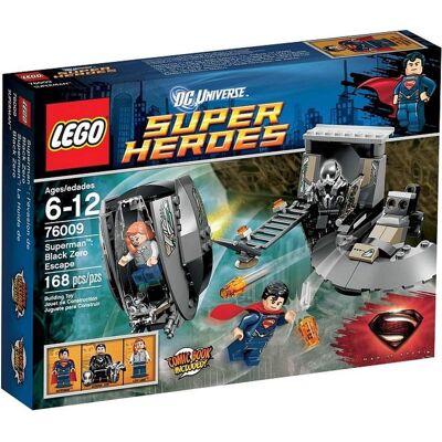 LEGO Super Heroes Superman Czarna Zero Zestaw ucieczki - Zestaw LEGO Super Heroes Superman Czarna Zero Zestaw ucieczki - Zestaw