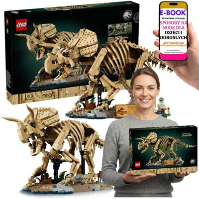 Lego Dinozaur Triceratops Szkielet Dla Dorosłych (77985) + E-BOOK-3 Lego Dinozaur Triceratops Szkielet Dla Dorosłych (77985) + E-BOOK-3