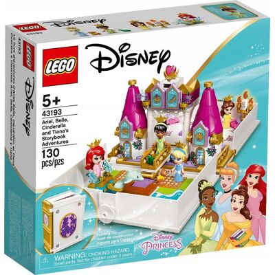 Lego Disney 43193 Książka z przygodami Arielki, Belli, Kopciuszka i Tiany Lego Disney 43193 Książka z przygodami Arielki, Belli, Kopciuszka i Tiany