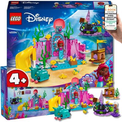 Lego DISNEY - ARIELKA, KRYSZTAŁOWA GROTA ARIELKI, KSIĘŻNICZKA 43254 - KLOCKI PREZENT + EBOOK-1 Lego DISNEY - ARIELKA, KRYSZTAŁOWA GROTA ARIELKI, KSIĘŻNICZKA 43254 - KLOCKI PREZENT + EBOOK-1