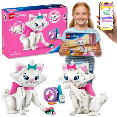 Disney Aryskotraci Urocza Marie LEGO KOTEK (43286) • kotek Disney • prezent lego 7+ Dla Dziewczynki Córki + EBOOK Disney Aryskotraci Urocza Marie LEGO KOTEK (43286) • kotek Disney • prezent lego 7+ Dla Dziewczynki Córki + EBOOK